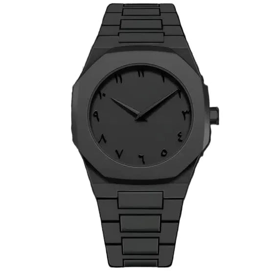 Arabic Aura watch 2025 New Arabic Men’s Aura Watch Black Modern Creative Design