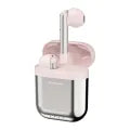 Newmine Wireless Bluetooth Airpods Stereo Earbuds for All Cell Phones Transparent TPU Protective Case