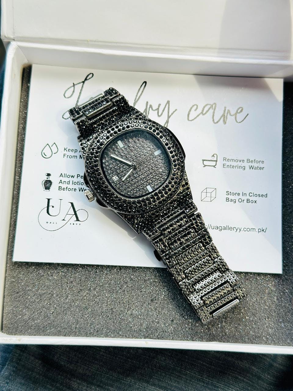 Iced out watch