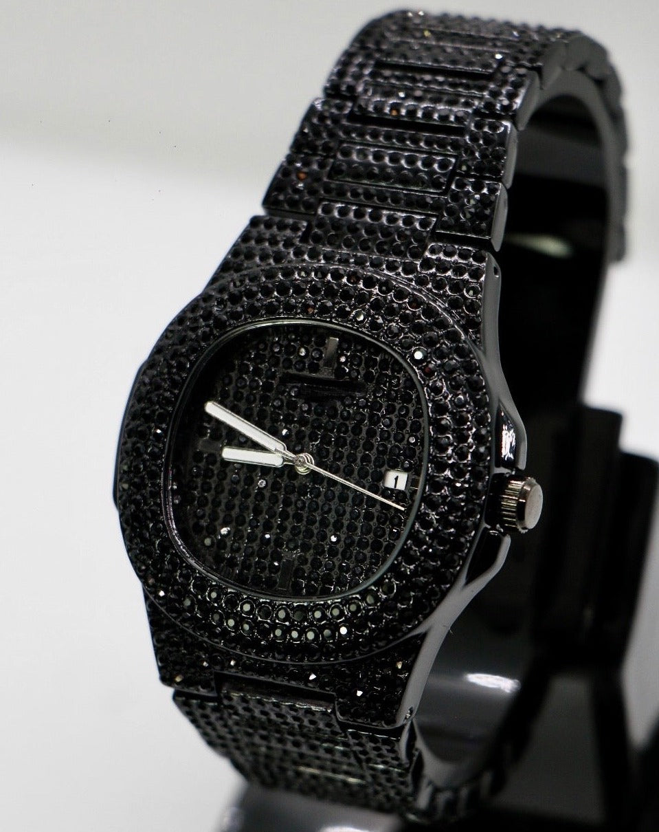 Iced out watch
