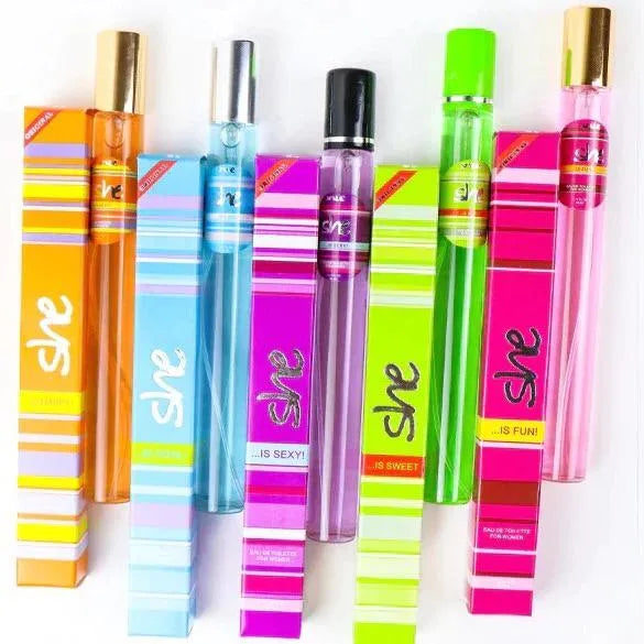 PACK OF 5 SHE Pen Pocket Perfume-35ml For women and Girls Cool Fragrance