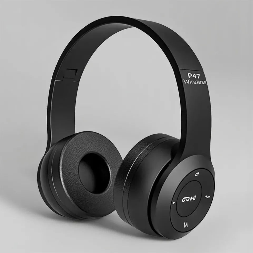 Orignal P47 Wireless Headset Bluetooth Foldable On-Ear Headphone