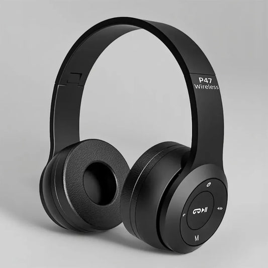 Orignal P47 Wireless Headset Bluetooth Foldable On-Ear Headphone