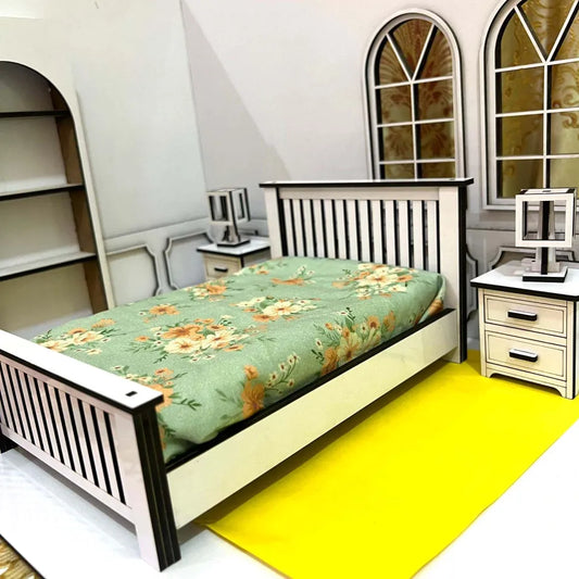 1:12 Scale Bedroom Set For doll House Furniture  | kidd