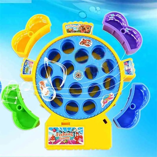 Fun Fishing Game Toy: 4 Sticks and Music for Entertaining Kids’ Fishing Adventures