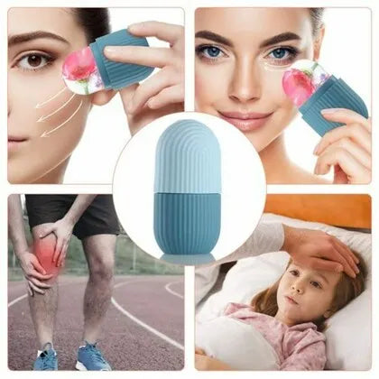 BEAUTY ICE ROLLER FOR FACE MASSAGER & EYE REUSABLE FACE ROLLERS FACIAL