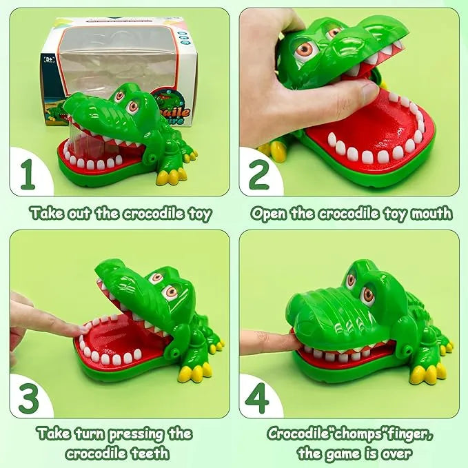 Crocodile Teeth Toys Game, Crocodile Biting Finger Dentist Games for Kids