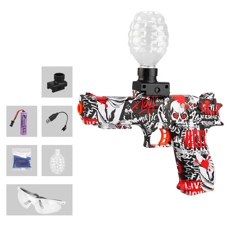 Electric Gel Blaster Glock Gun Toy Automatic Rechargeable Toy gun Electric Shooting Childre