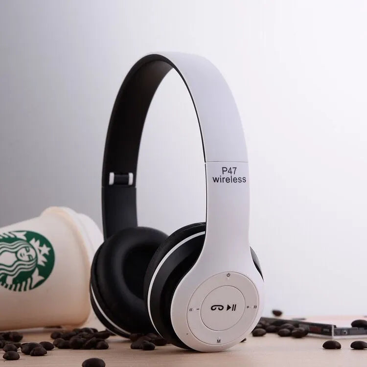 Orignal P47 Wireless Headset Bluetooth Foldable On-Ear Headphone