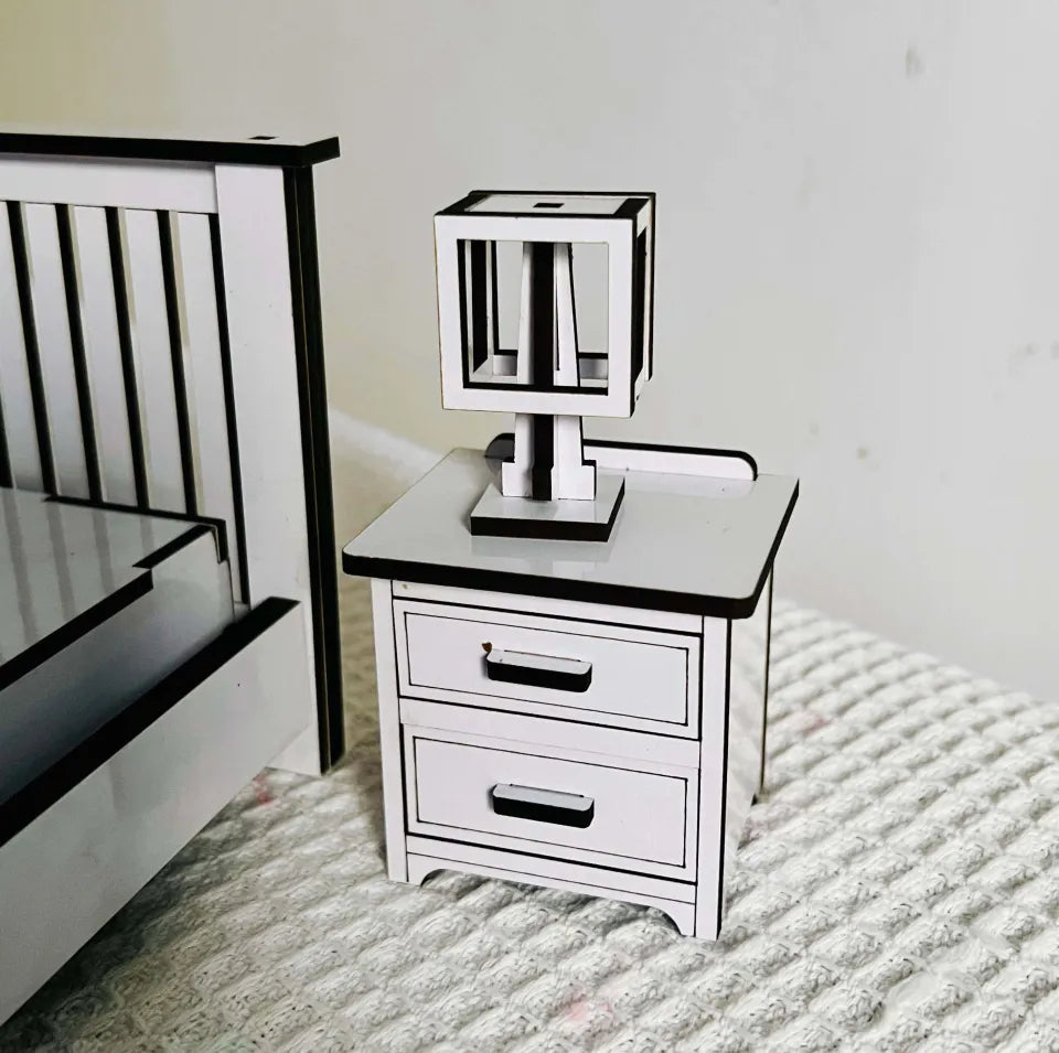 1:12 Scale Bedroom Set For doll House Furniture  | kidd