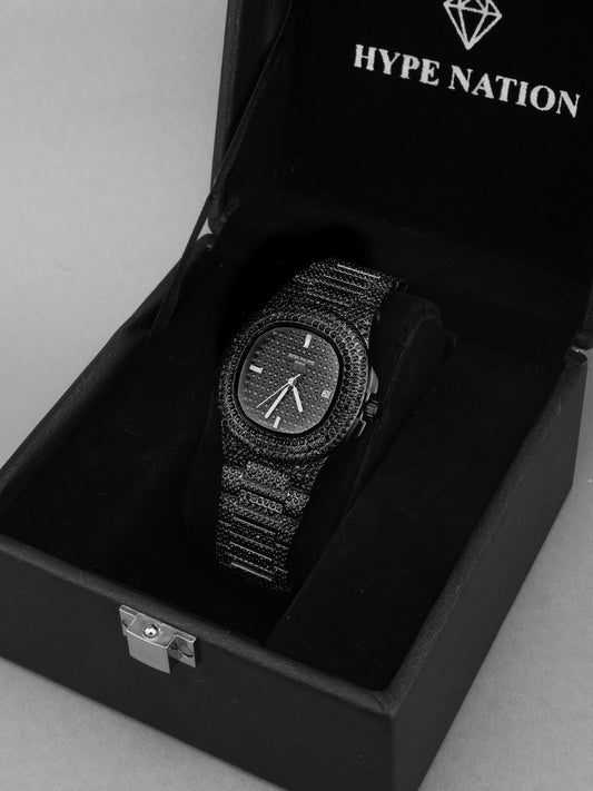 Iced out watch
